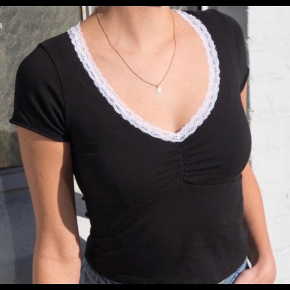 ISO❗️: Brandy Melville Gina lace top!!!